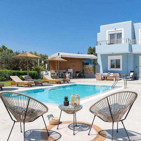 Ethria Pool Villa With Heated Jacuzzi Afandou Exterior foto