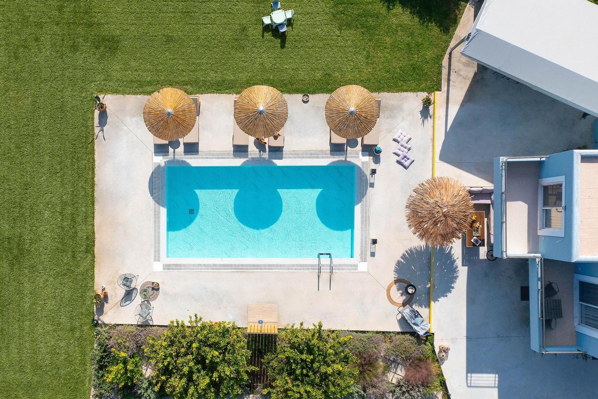 Ethria Pool Villa With Heated Jacuzzi Afandou Exterior foto