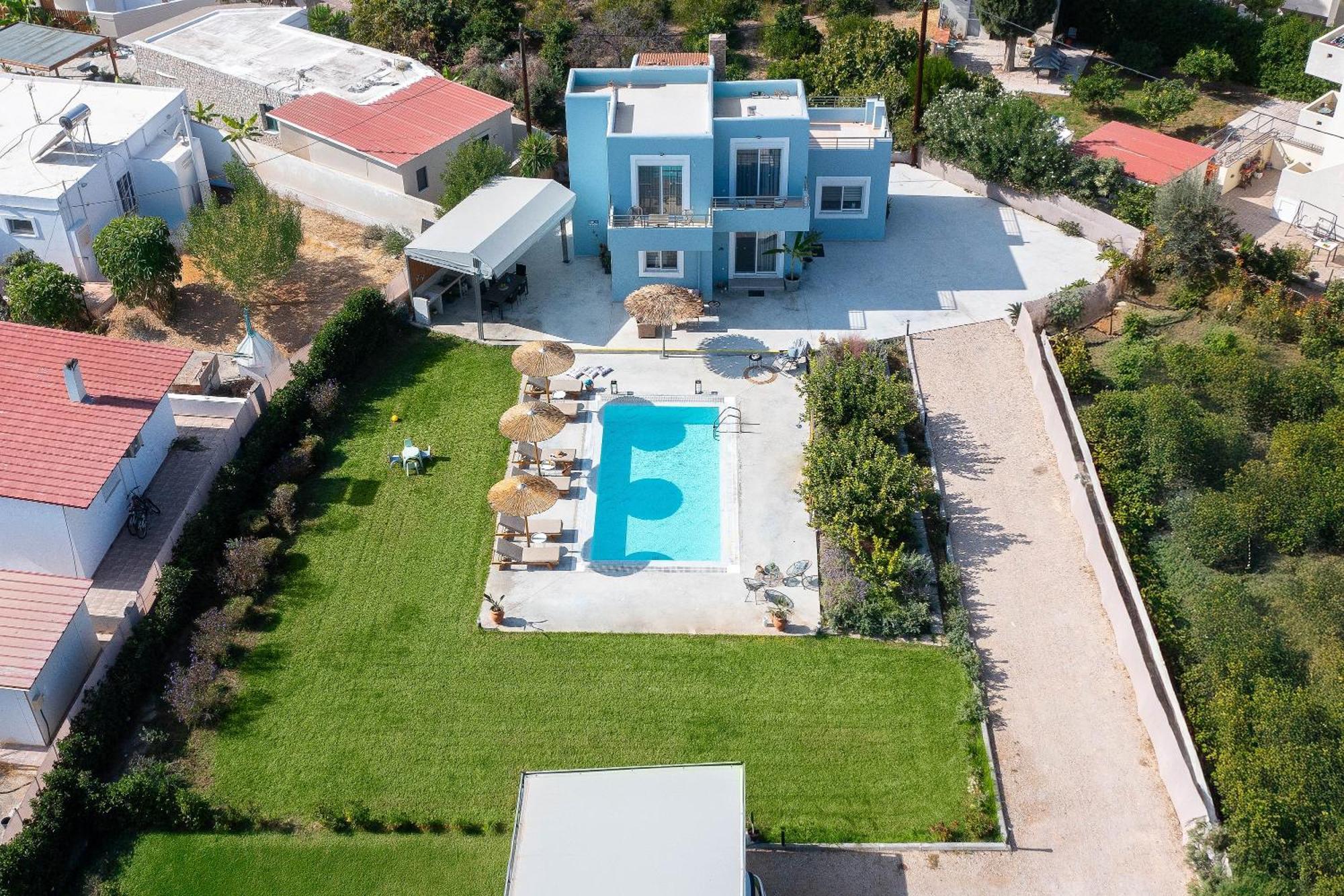 Ethria Pool Villa With Heated Jacuzzi Afandou Exterior foto