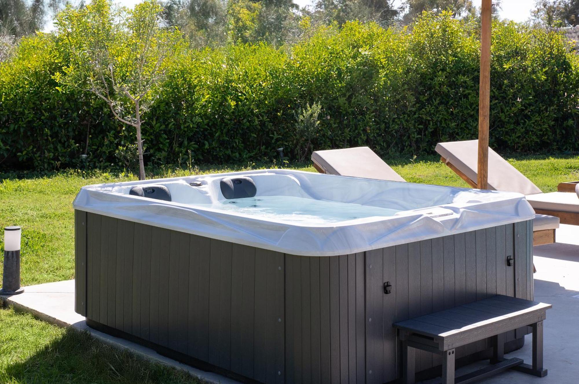 Ethria Pool Villa With Heated Jacuzzi Afandou Exterior foto